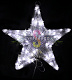 Светодиодная звезда 30см, белая, фиксинг, 40 LED, 24B, IP65