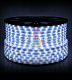 Светодиодный дюралайт, Ø 13мм, 220В, 2W, 36 led/м, фиксинг, белый, шаг 1м, 100м, молочный, Rich Led