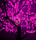 Светодиодное дерево Сакура, 2,5 м, Ø2 м, розовое, 24B, 1728LED, IP54