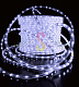 Светодиодный дюралайт, Ø 13мм, 220В, 2W, 36 led/м, фиксинг, белый, шаг 2м, 100м