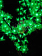 Светодиодный куст Сакуры, 0,8 м, Ø0,8 м, 224 LED, зеленый