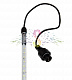 Гирлянда Тающие сосульки, белая, 10х100см, шлейф 10м, 24В, 960LED, IP65, с блоком, Neon-Night