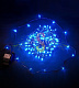 Клип Лайт 12В, фиксинг, синий, 200 LED, 30м, темно-зеленый ПВХ, с трансформатором, IP64