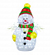 Акриловая фигура 3D Снеговик с шарфом, 60 см, 200 LED, 24В, с трансформатором, Neon-Night