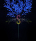 Светодиодное дерево Сакура, 3,5 м, Ø3 м, синее, 24B, 2688LED, IP65