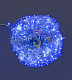 Клип Лайт 12В, фиксинг, синий, 666 LED, 100м, прозрачный ПВХ, с защитным колпачком, IP64