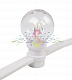 Гирлянда Лофт, 10м, 30 ламп, теплая белая, белый каучук, IP65, Neon-Night