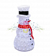 Акриловая фигура 3D Снеговик в шляпе, 72 см, 160 LED, 24В, с трансформатором, Neon-Night