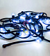 Гирлянда Лофт, 10м, 30 ламп, синяя, черный каучук, IP65, Neon-Night