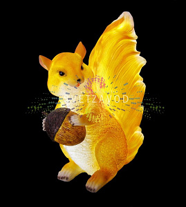 Светодиодная фигура из стекловолокна Белка с желудем, 50 см, 24В, с трансформатором, IP65