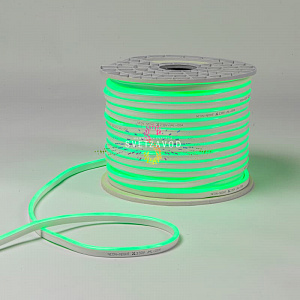 Светодиодный гибкий неон, зеленый, 8х16мм, 120SMD2835, 220В, IP65, 100м, Neon-Night