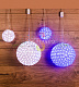 Светодиодный шар из цветков Сакуры Ø 20 см, белый, 220В, IP65, Neon-Night