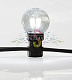 Гирлянда Лофт, 10м, 30 ламп, белая, черный каучук, IP65, Neon-Night