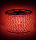 Светодиодный дюралайт, Ø 13мм, 220В, 2W, 36 led/м, фиксинг, красный, шаг 1м, 100м, Rich Led