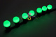 Декоративная лампа, Е27, 4 LED, 1,2Вт, Ø45мм, зеленая, диммируемая