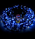 Клип Лайт 12В, фиксинг, синий, 666 LED, 100м, темно-зеленый ПВХ, IP65, с трансформатором
