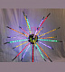 Световой мини-фейерверк "Шар", Ø1,1м, мульти, 24В, 25  лучей