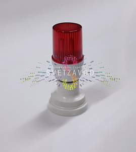 Строб-лампа ксеноновая, красная, 220В, цоколь Е27