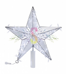 Cветодиодная Звезда 100см, 200 LED, белая, съемная труба, подвес, Neon-Night