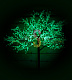 Светодиодное дерево Сакура, 3,6 м, Ø3 м, зеленое, 24B, 2688LED, IP54