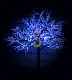 Светодиодное дерево Сакура, 3,6 м, Ø3 м, синее, 24B, 2688LED, IP54