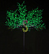 Светодиодное дерево Сакура, 2,5 м, Ø2 м, зеленое, 24B, 1728LED, IP65
